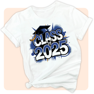 CLASS OF 2025 Paint Splash - Unisex T-Shirt