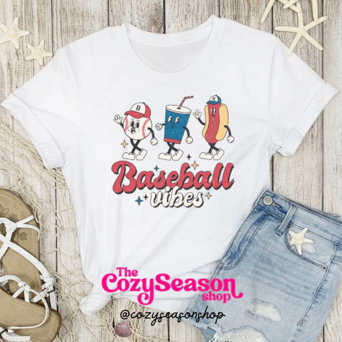 Baseball Vibes - Adult Unisex T-Shirt