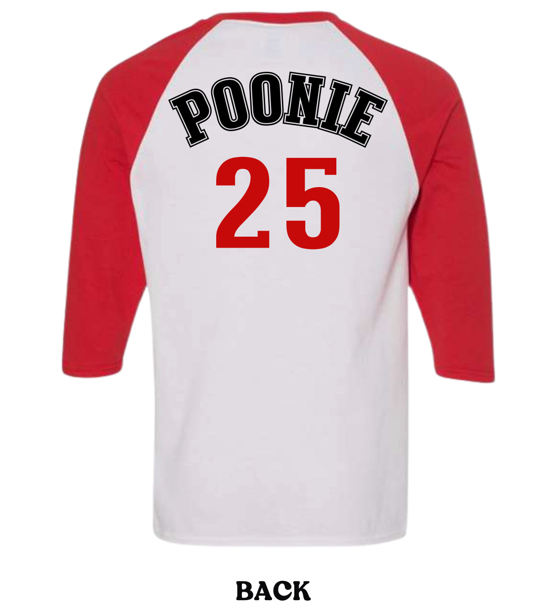 POONIE’S BRIXXS - UNISEX RAGLAN BASEBALL T-SHIRT