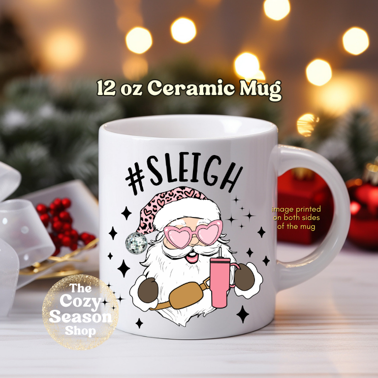 SLEIGH Santa Mug 12 oz.