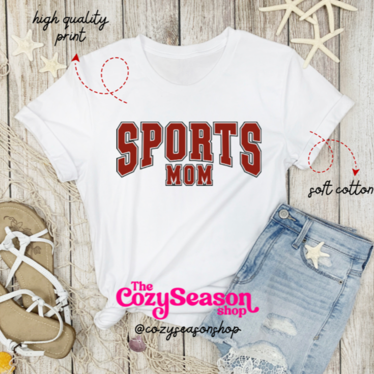 SPORTS MOM - Adult Unisex T-Shirt