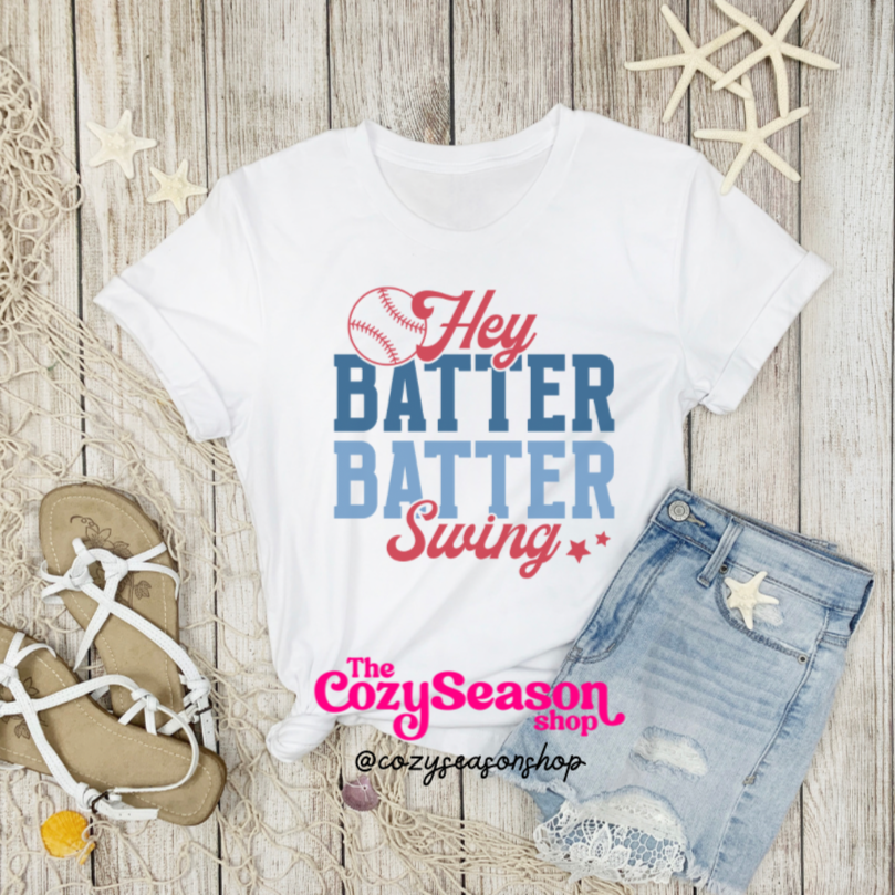 Hey BATTER BATTER Swing - Adult Unisex T-Shirt