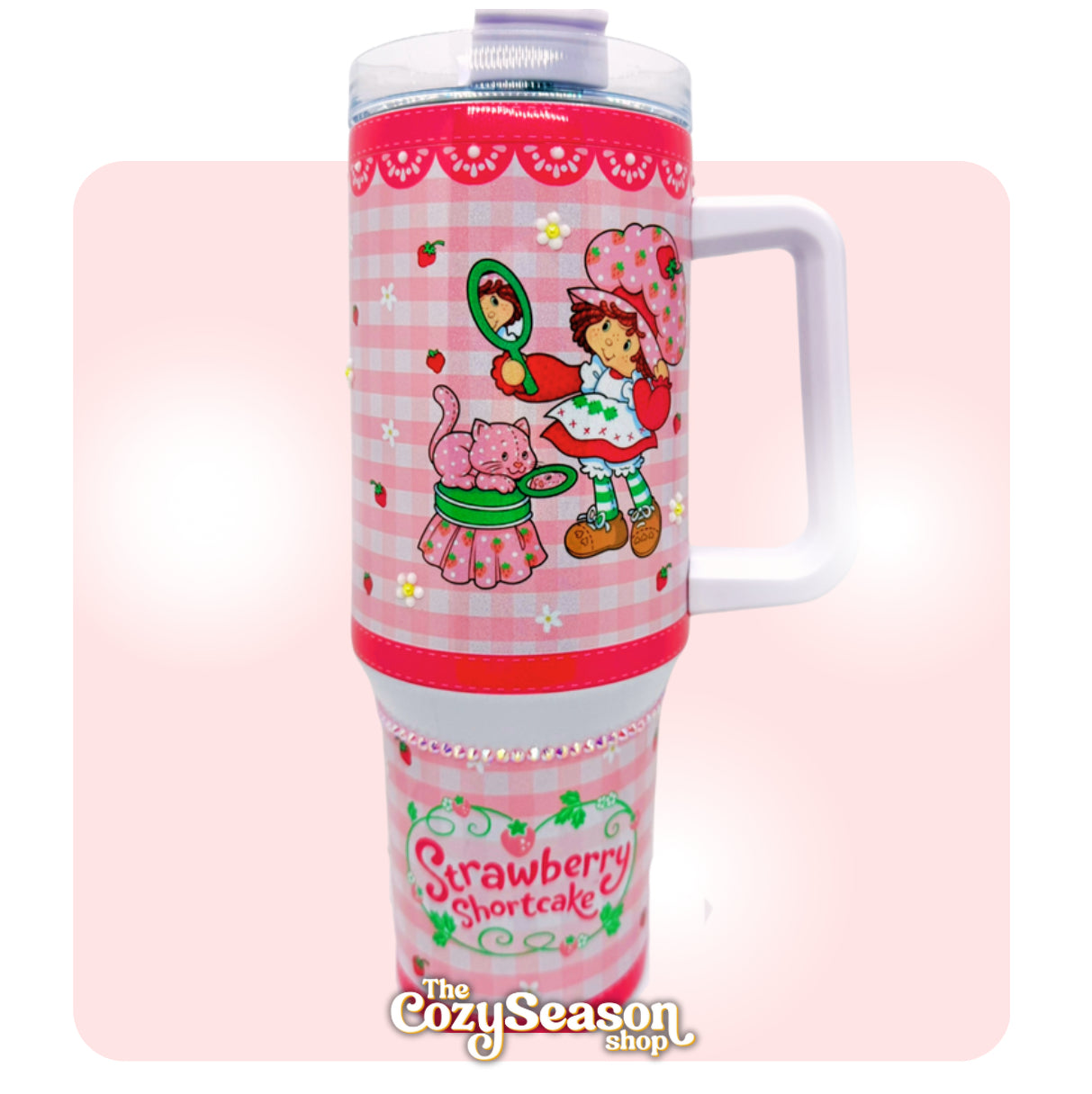 Pink Strawberry SC - 40oz Tumbler