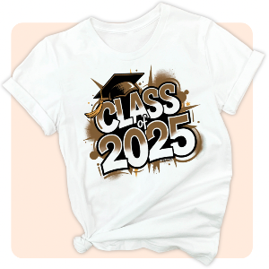 CLASS OF 2025 Paint Splash - Unisex T-Shirt