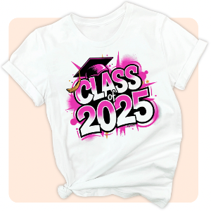 CLASS OF 2025 Paint Splash - Unisex T-Shirt