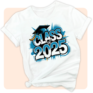 CLASS OF 2025 Paint Splash - Unisex T-Shirt