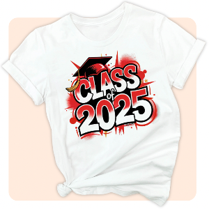 CLASS OF 2025 Paint Splash - Unisex T-Shirt