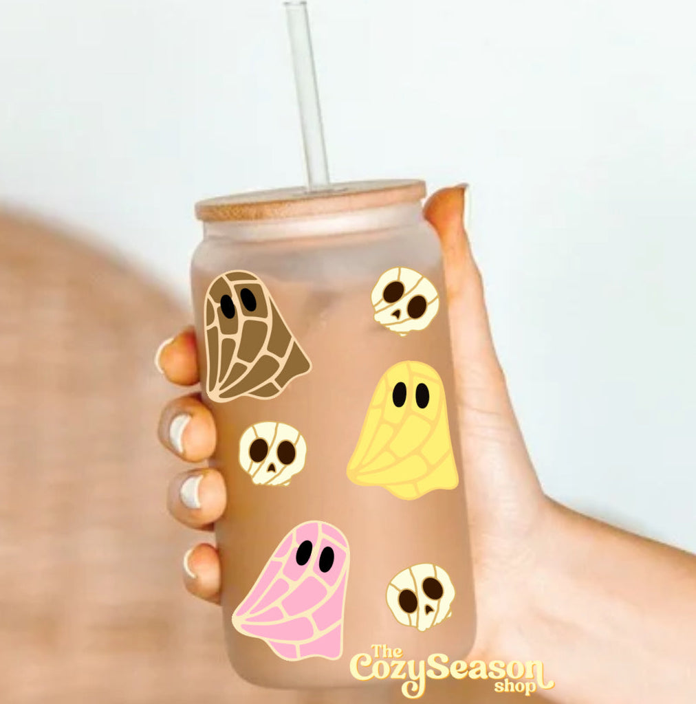 CUCUY CONCHITAS- Frosted Glass Cup