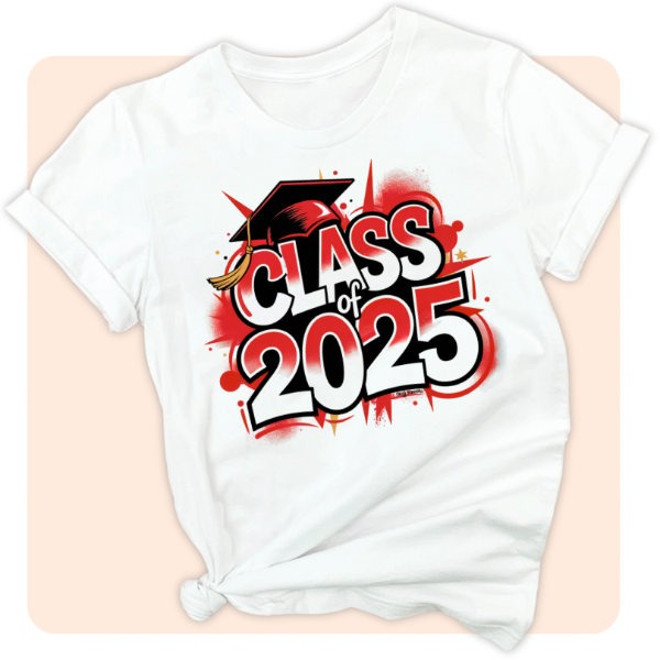 CLASS OF 2025 Paint Splash - Unisex T-Shirt