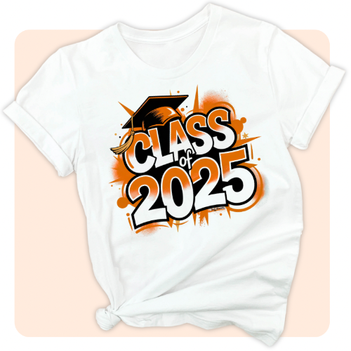 CLASS OF 2025 Paint Splash - Unisex T-Shirt