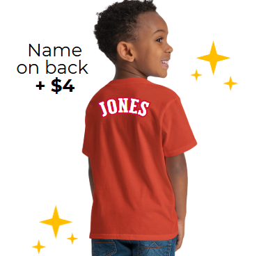 PINE VALLEY PRESCHOOL LOGO Toddler T-Shirt - RED