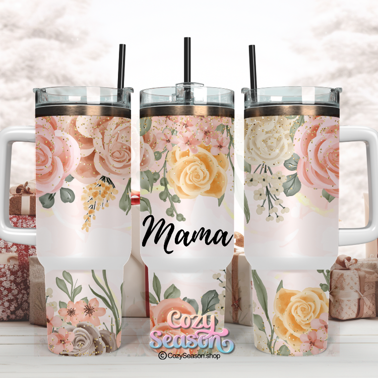 Roses for Mama - 40oz Iridescent Tumbler