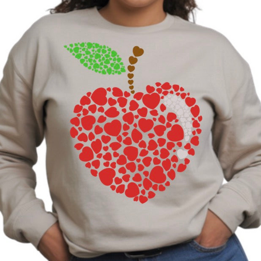 Apple Heart - Unisex Sweatshirt
