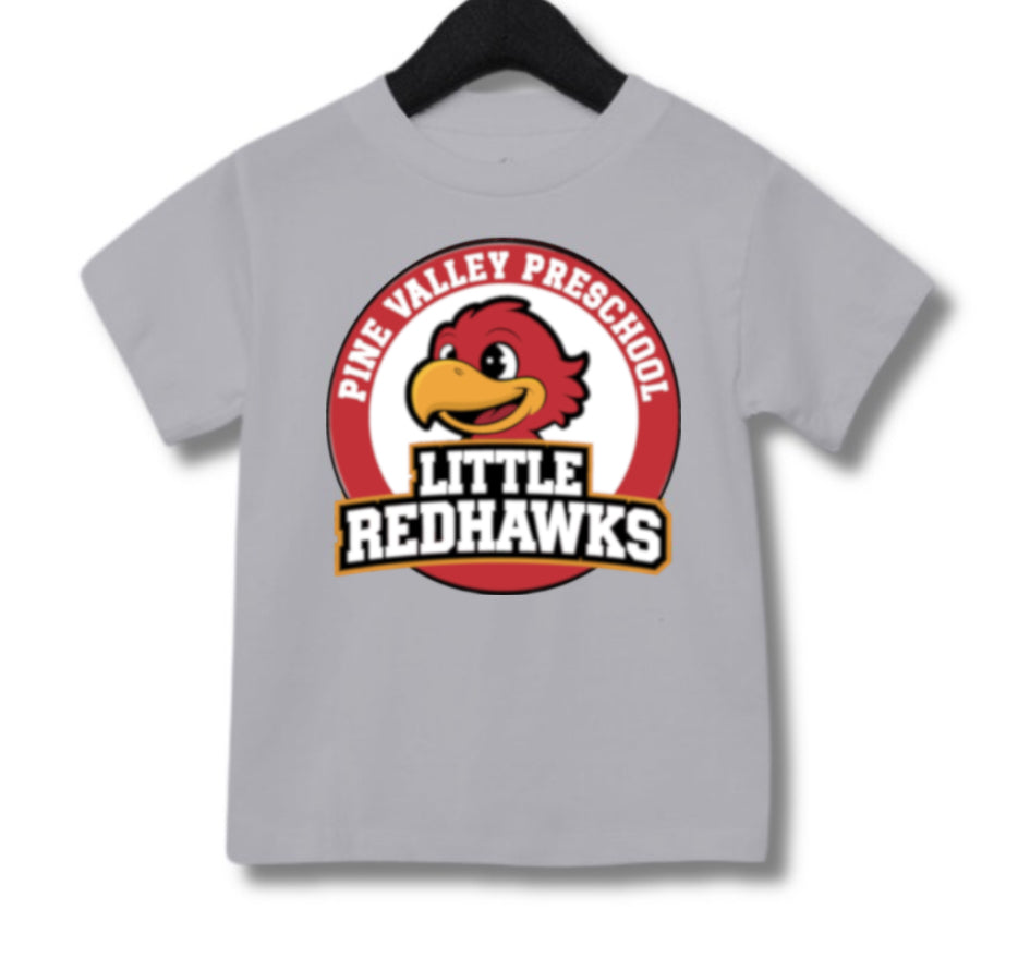 PINE VALLEY PRESCHOOL LOGO Toddler T-Shirt - GRAY