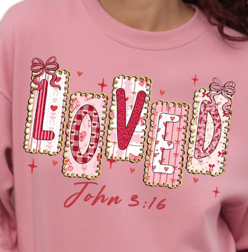 LOVED (John 3:16) - Unisex Sweatshirt