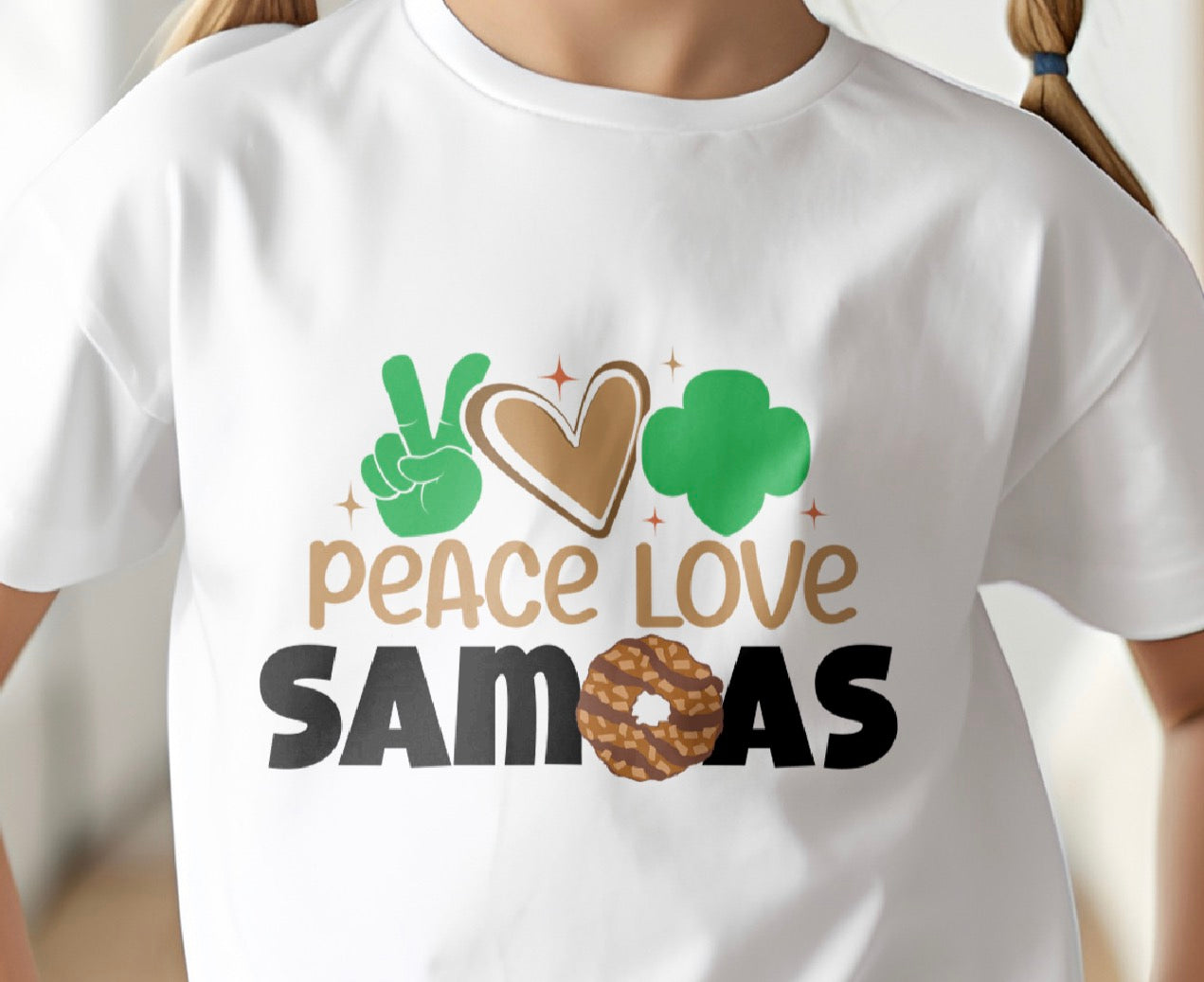 PEACE LOVE SAMOAS - Kids T-Shirt