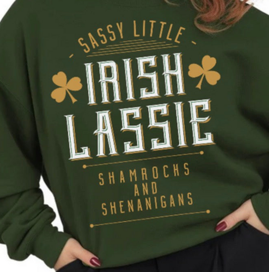 SASSY LITTLE IRISH LASSIE - Unisex Sweatshirt