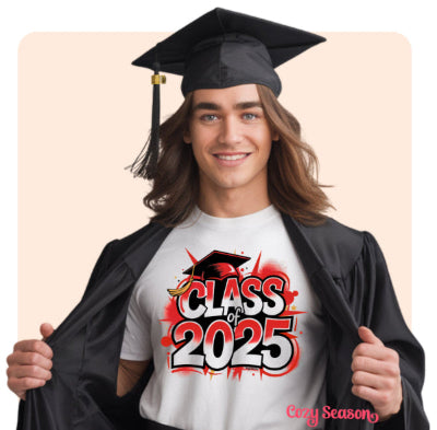 CLASS OF 2025 Paint Splash - Unisex T-Shirt