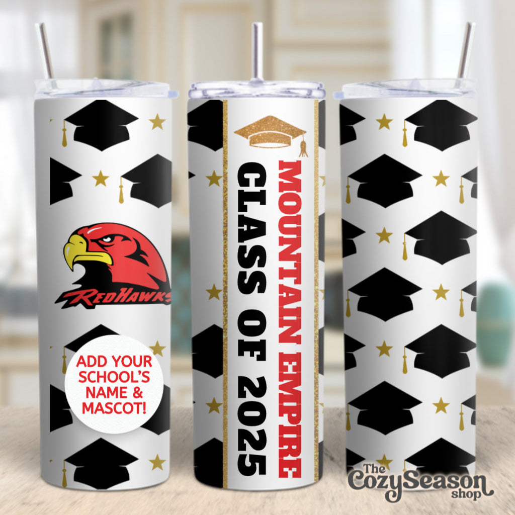 Mascot Class of 2025 Personalized Tumbler