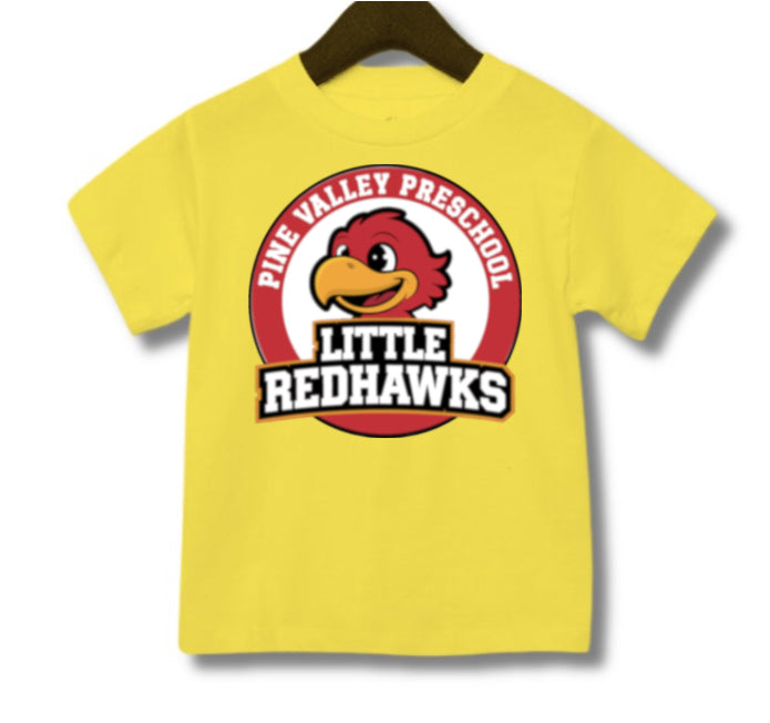 PINE VALLEY PRESCHOOL LOGO Toddler T-Shirt - YELLOW