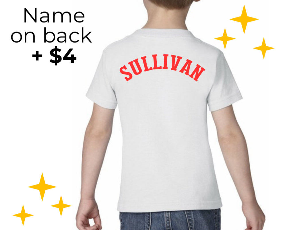 PINE VALLEY PRESCHOOL LOGO Toddler T-Shirt - WHITE