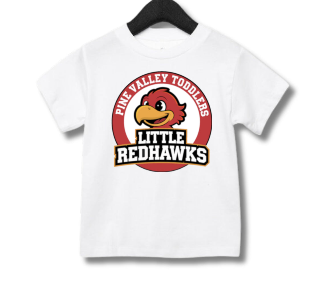 PINE VALLEY TODDLERS LOGO - Toddler T-Shirt - WHITE