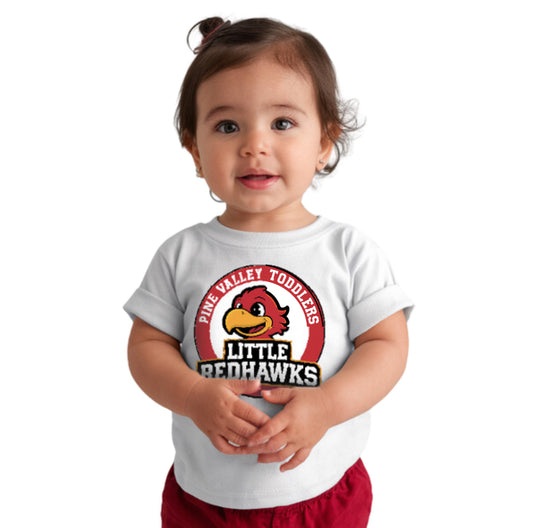 PINE VALLEY TODDLERS LOGO - Toddler T-Shirt - WHITE