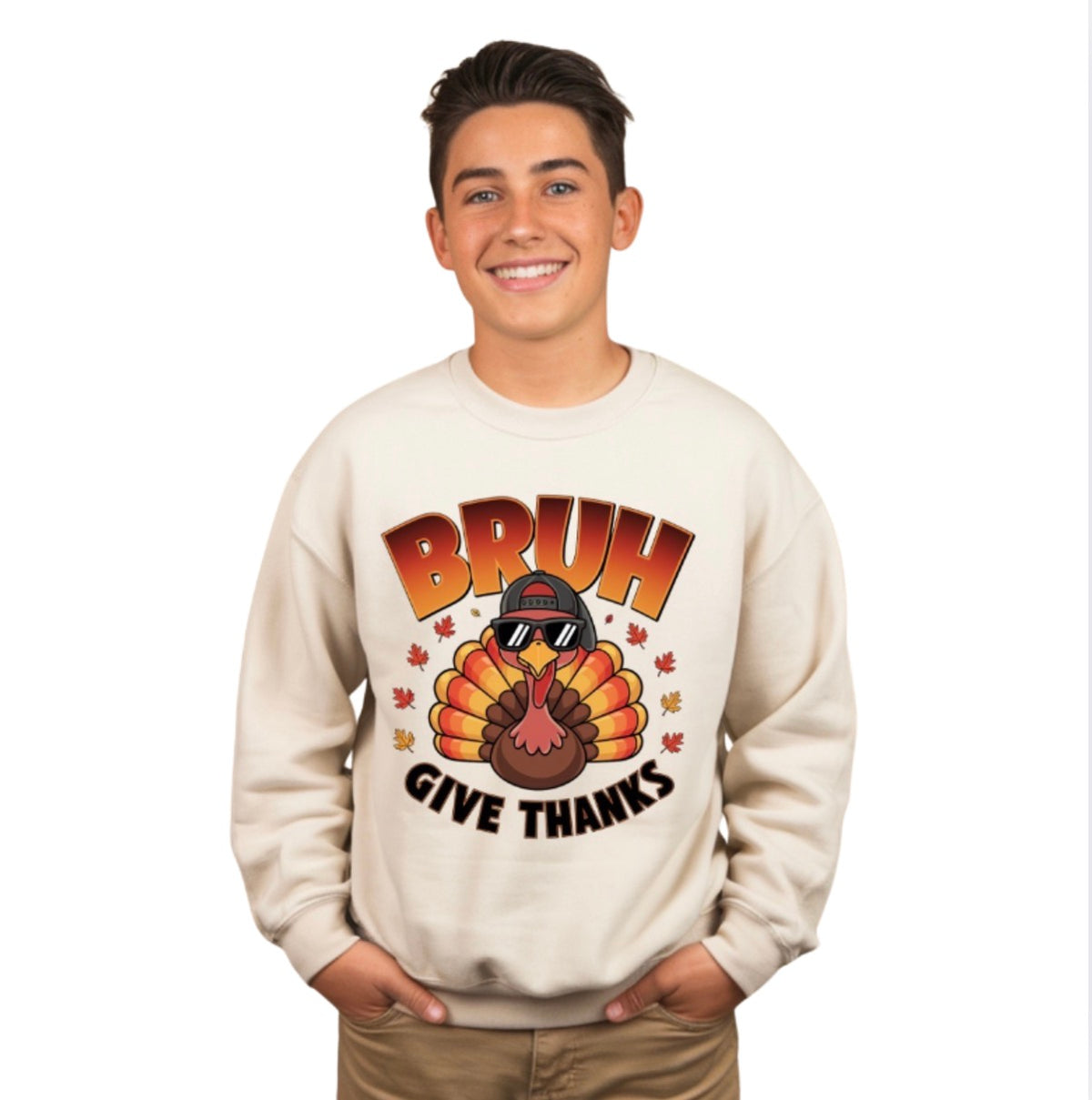 BRUH GIVE THANKS - Unisex Sweatshirt