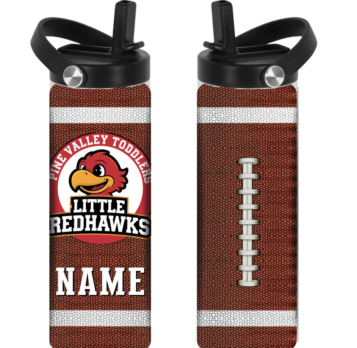 PINE VALLEY PRESCHOOL - FOOTBALL - 20oz Sport Top Water Bottle