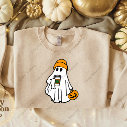 GHOSTIE WITH LASHES - Sweatshirt