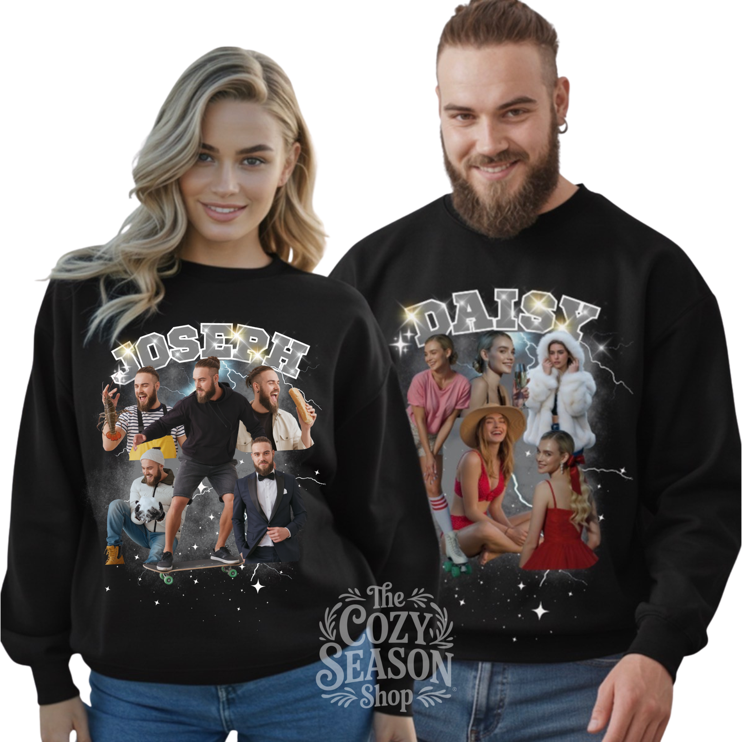 CUSTOM MATCHING COLLAGE SWEATSHIRTS