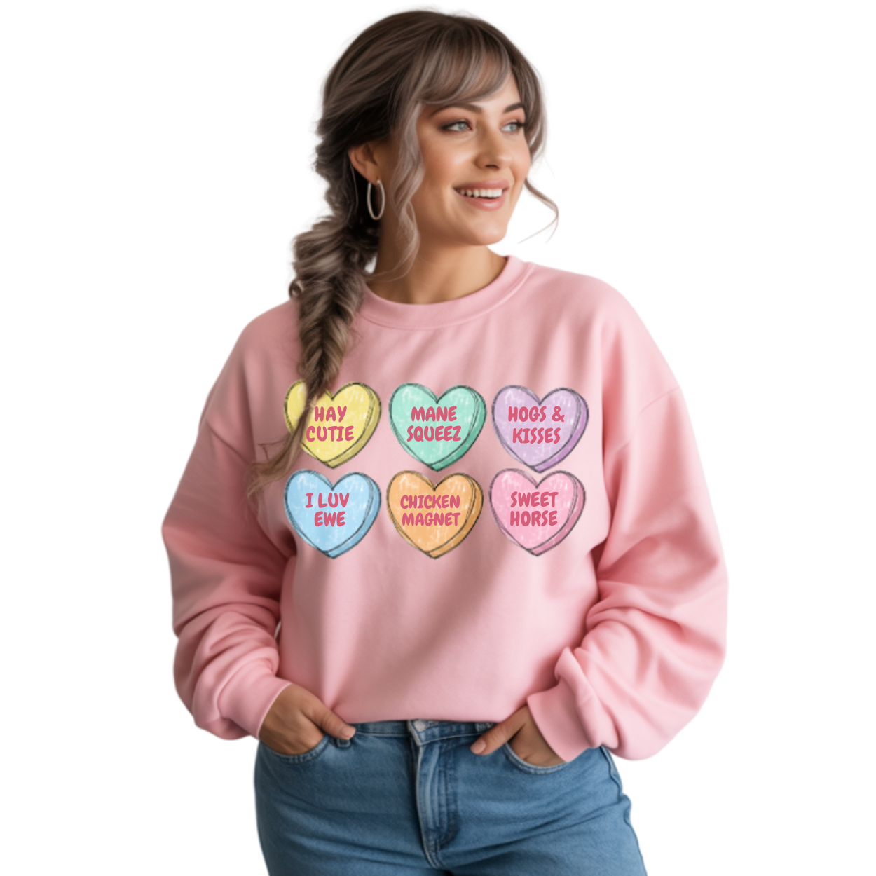 MY FARMY VALENTINE- Unisex Sweatshirt
