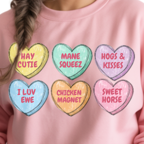 MY FARMY VALENTINE- Unisex Sweatshirt