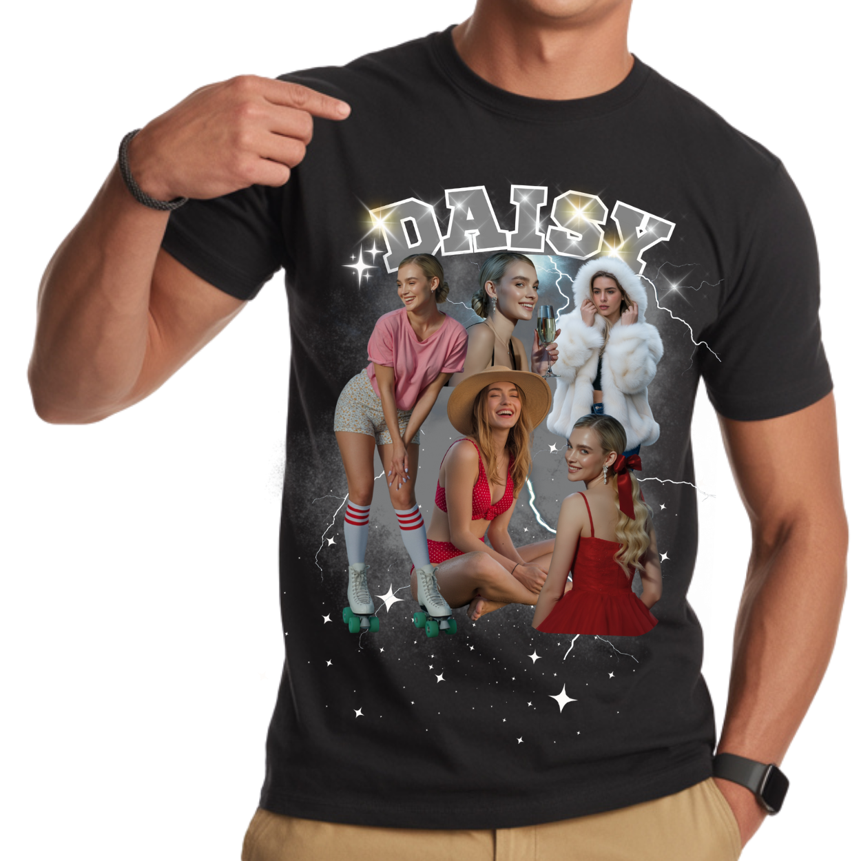 CUSTOM MATCHING COLLAGE T-SHIRTS