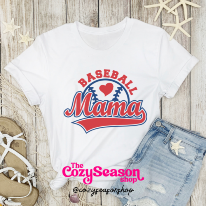 BASEBALL MAMA - Adult Unisex T-Shirt