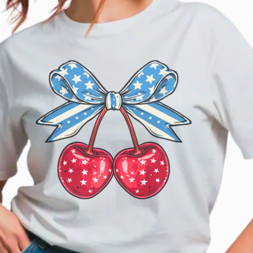CHERRIES USA - Unisex Tee
