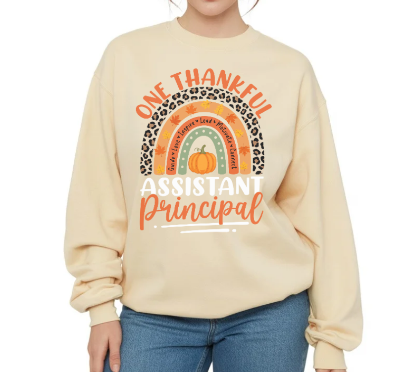 ONE THANKFUL ASSISTANT PRINCIPAL - Unisex Sweatshirt
