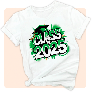 CLASS OF 2025 Paint Splash - Unisex T-Shirt