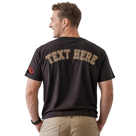 REDHAWKS - ADULT Unisex T-Shirt BLACK