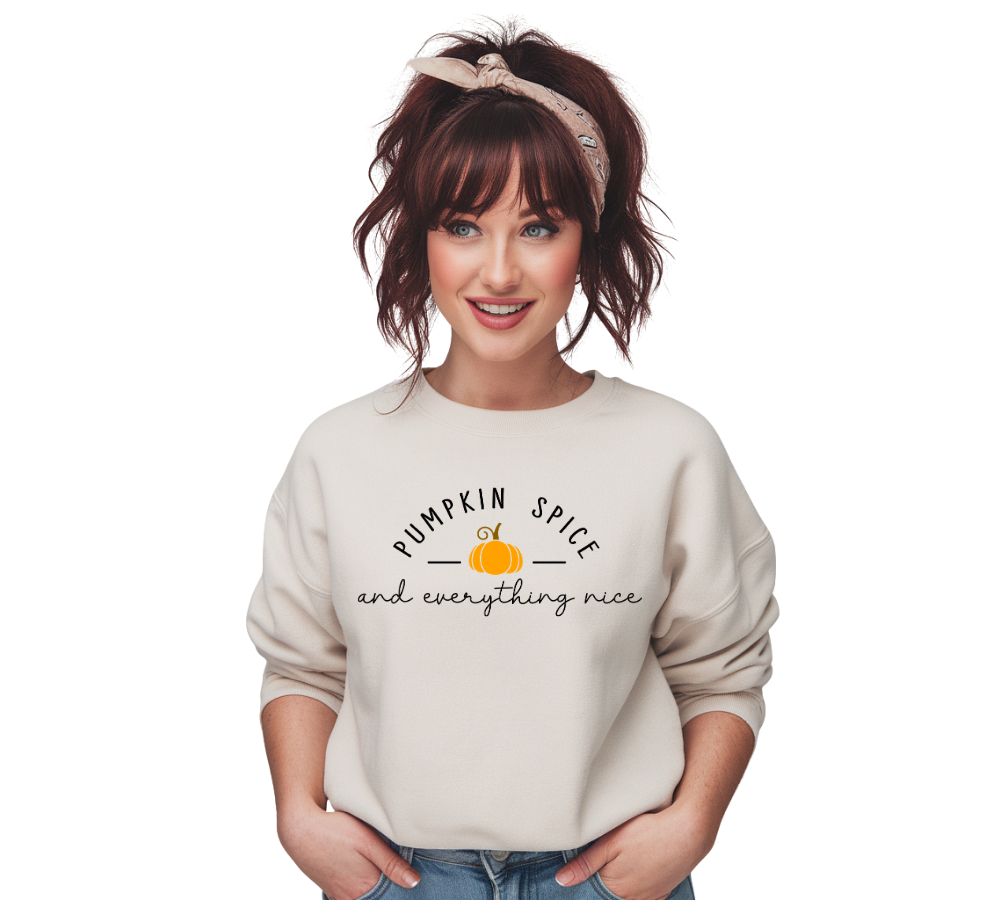 PUMPKIN SPICE EVERYTHING NICE - Unisex Sweatshirt