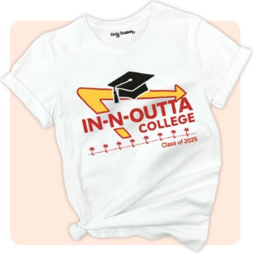 IN N OUT OF COLLEGE - Unisex T-Shirt