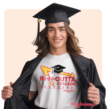 IN N OUT OF COLLEGE - Unisex T-Shirt