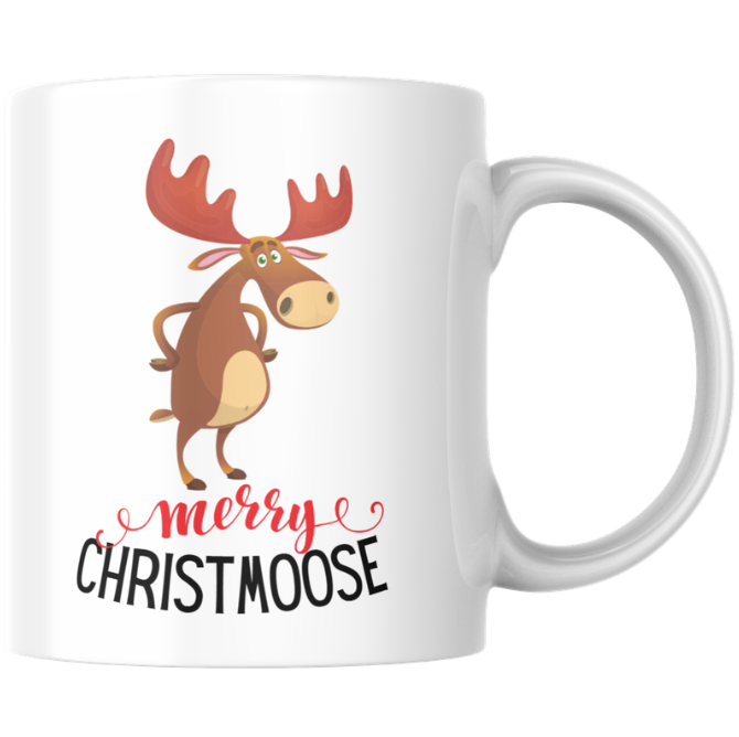 MERRY CHRISTMOOSE - Mug, 12 oz