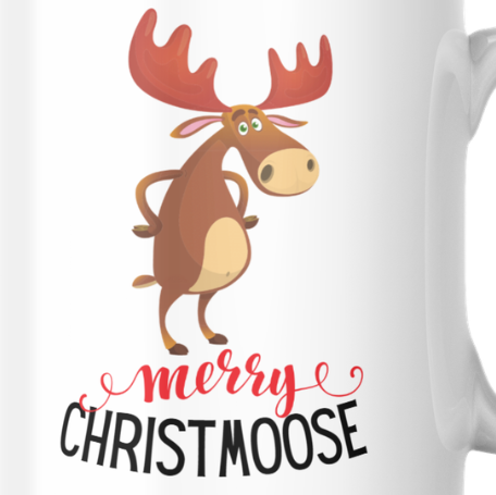 MERRY CHRISTMOOSE - Mug, 12 oz