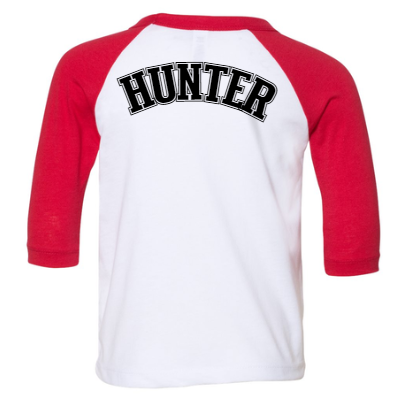 PINE VALLEY PRESCHOOL LOGO - Toddler 3/4 Sleeve T-Shirt RED