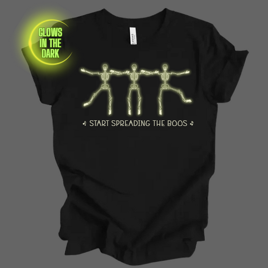 SKELETONS DANCING (Start Spreading the Boos) - Unisex T-Shirt