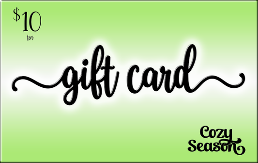 COZY SEASON GIFT CARD