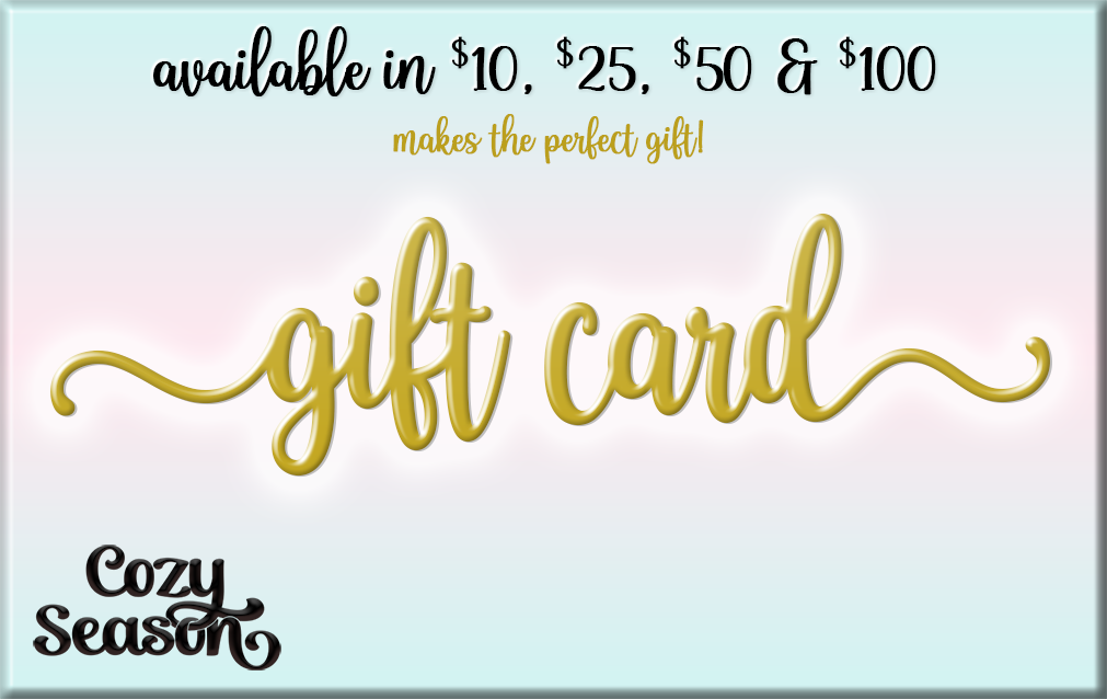 COZY SEASON GIFT CARD