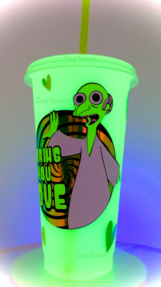 Glow in the Dark Cold Cup - I BRING YOU LOVE