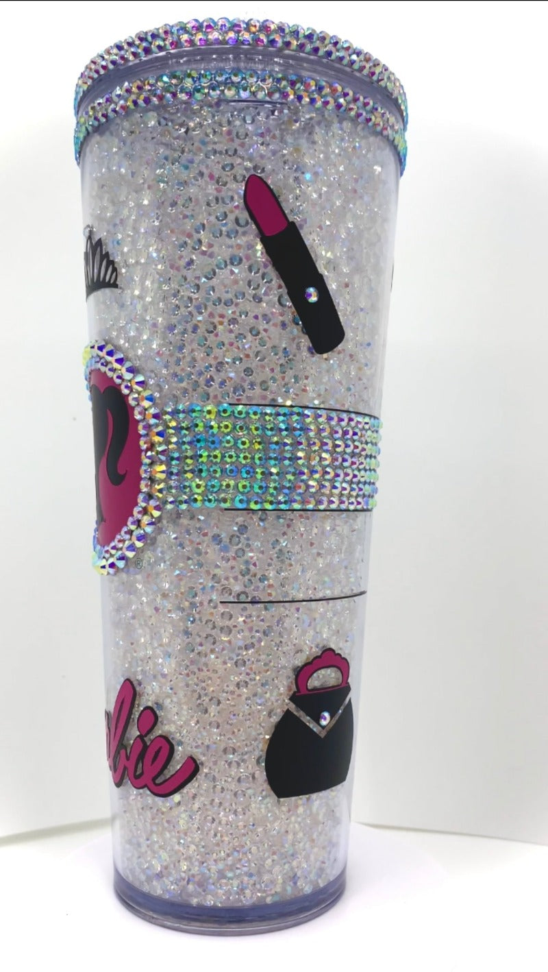 Doll in Diamonds - Rhinestone Filled Cup
